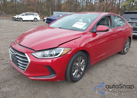 2018 Hyundai Elantra Sel z USA, uszkodzony, nr VIN 5NPD84LF7JH357195